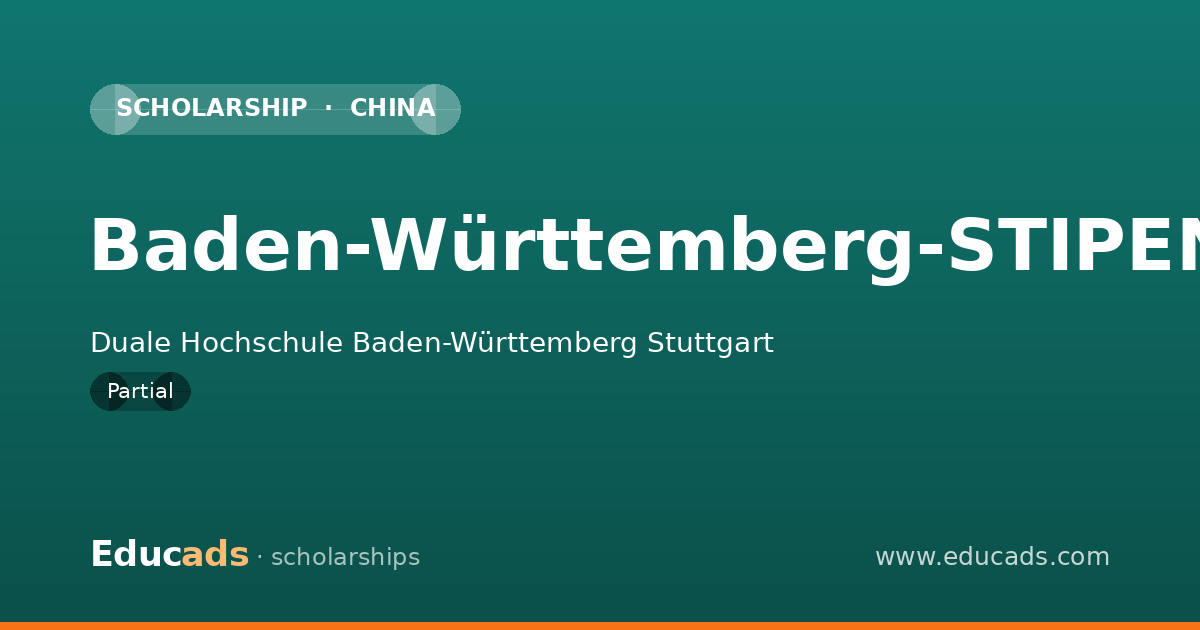 Baden-Württemberg-STIPENDIUM scholarship