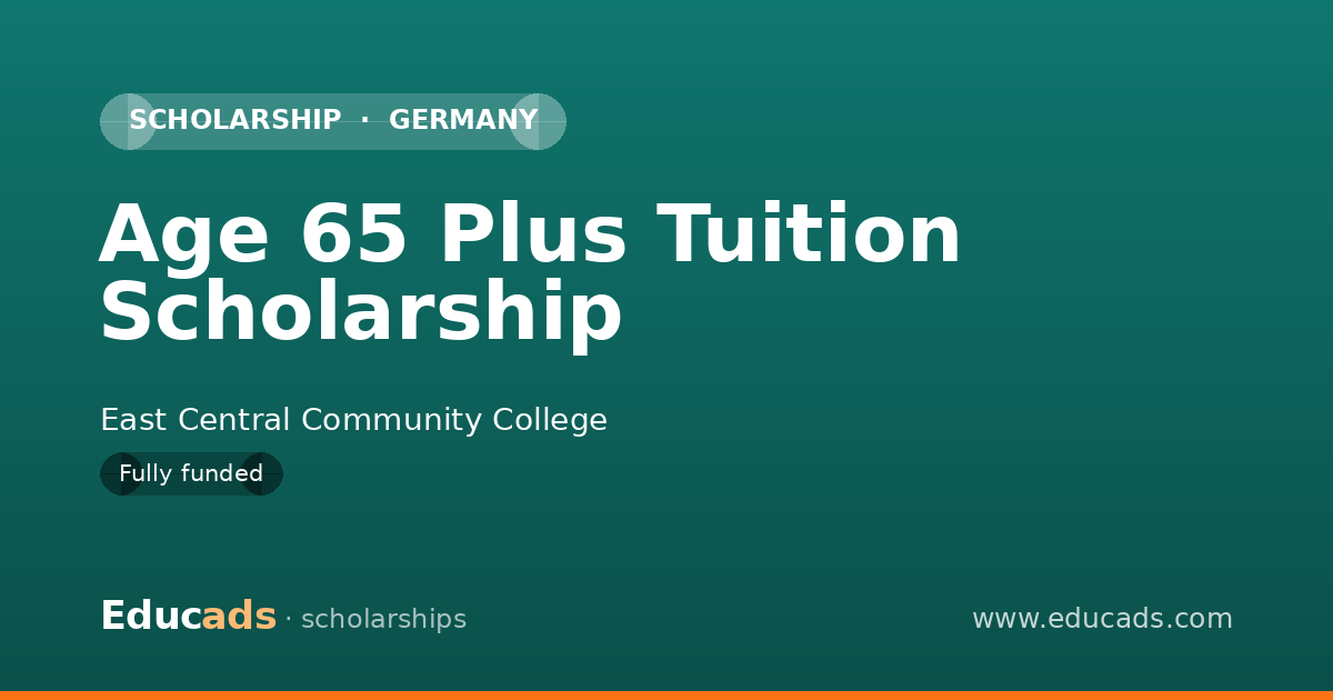 Age 65 Plus Tuition Scholarship scholarship