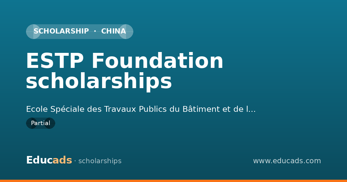 ESTP Foundation scholarships scholarship