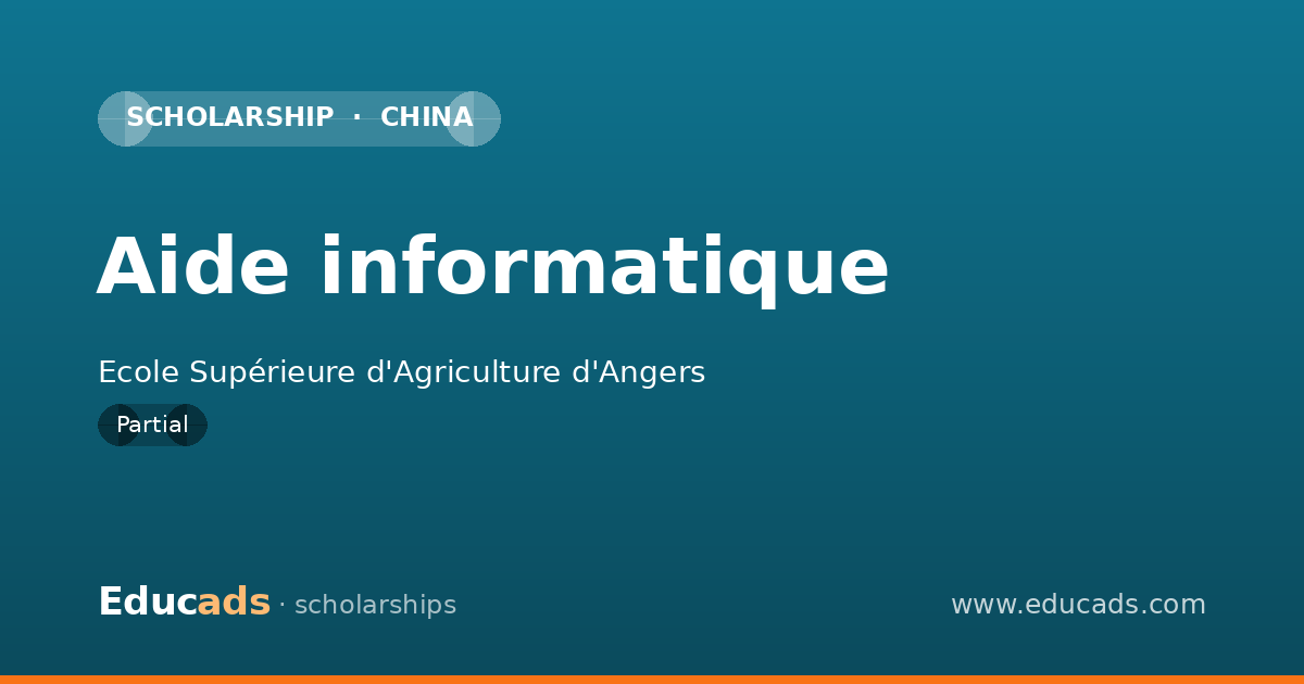Aide informatique scholarship