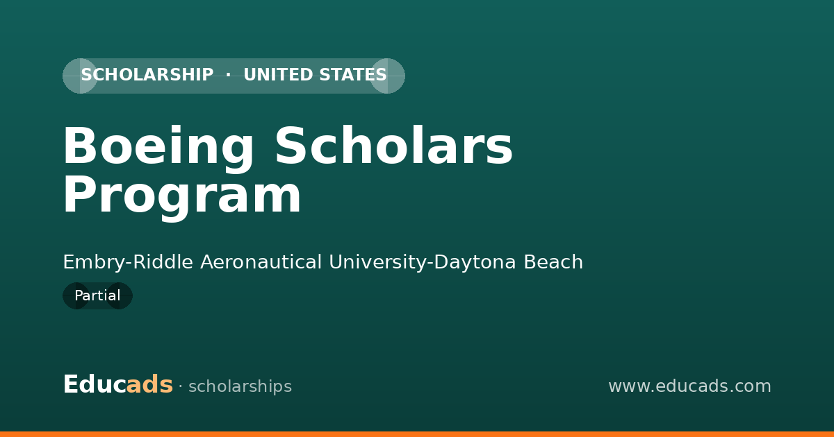Boeing Scholars Program scholarship