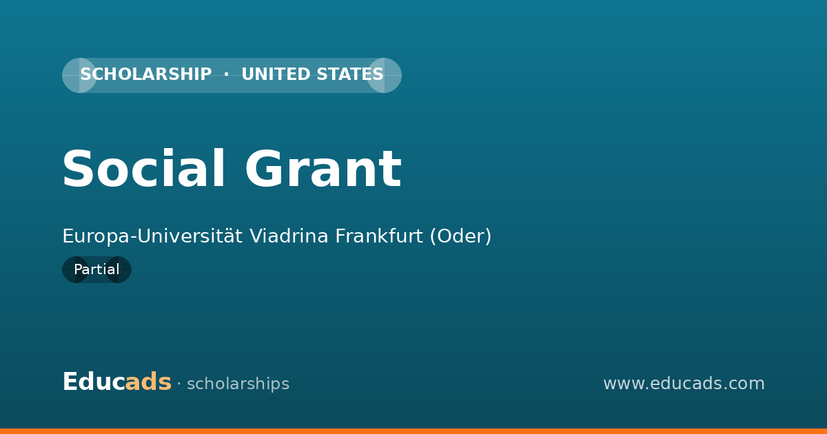 Social Grant scholarship