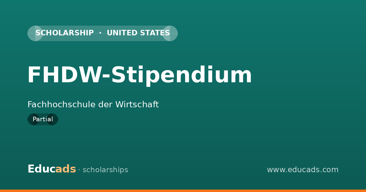 FHDW-Stipendium scholarship