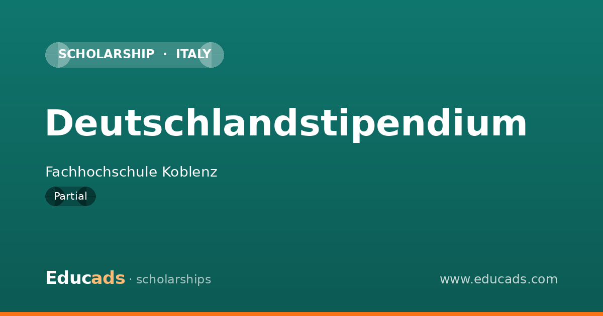 Deutschlandstipendium scholarship
