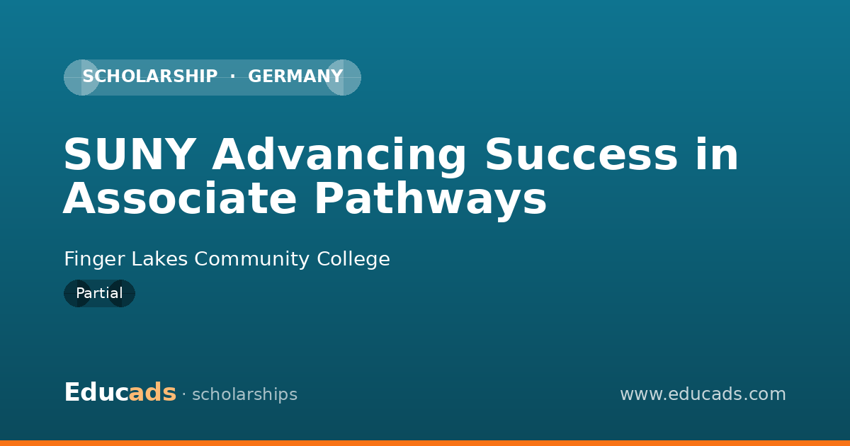 SUNY Advancing Success in Associate Pathways scholarship