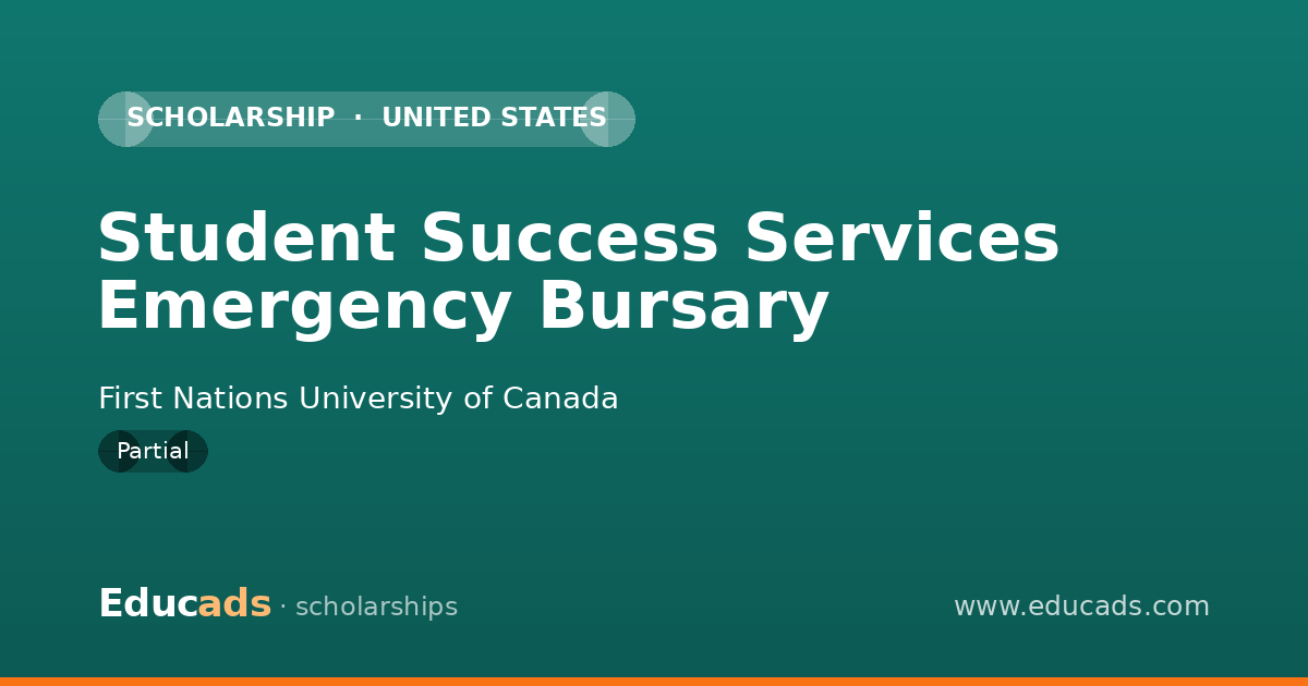 Student Success Services Emergency Bursary scholarship