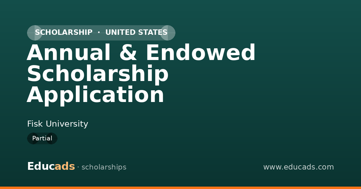 Annual & Endowed Scholarship Application scholarship