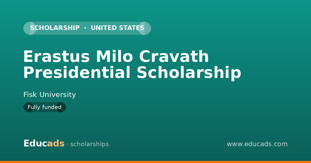 Erastus Milo Cravath Presidential Scholarship scholarship
