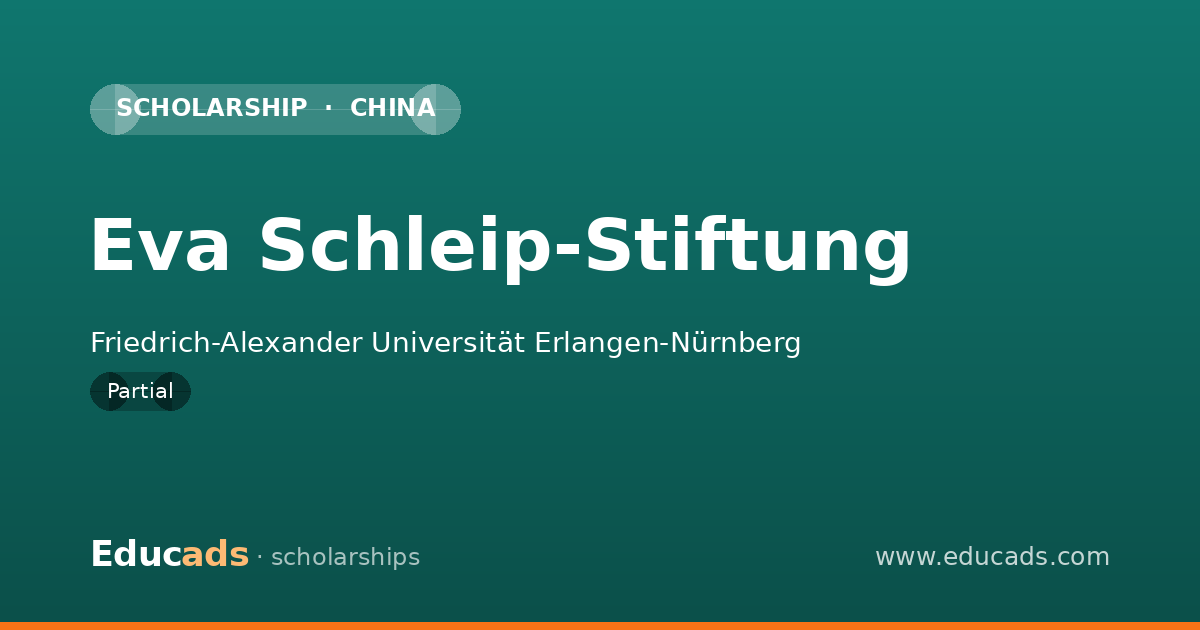 Eva Schleip-Stiftung scholarship