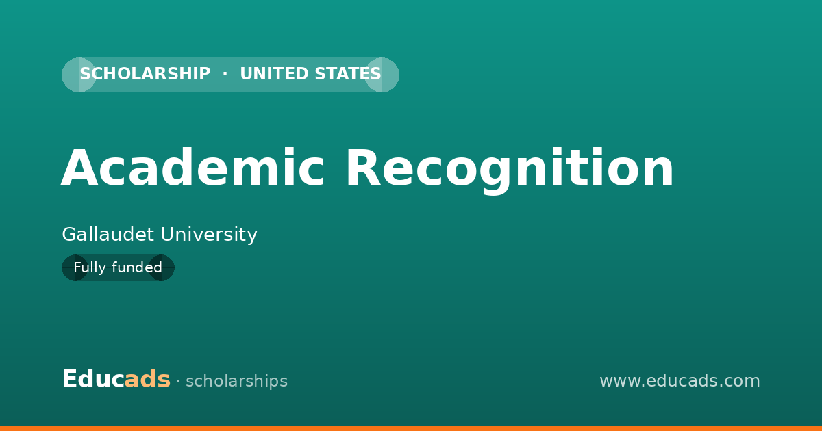Academic Recognition scholarship
