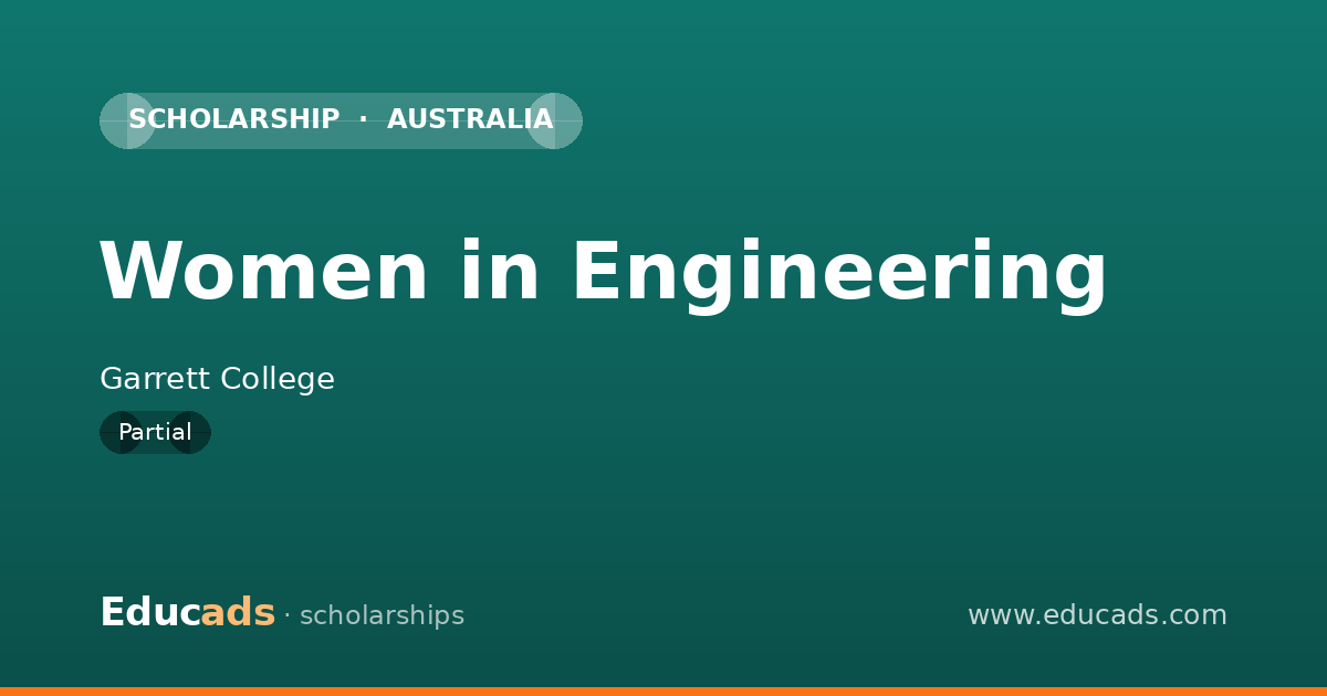 Women in Engineering scholarship