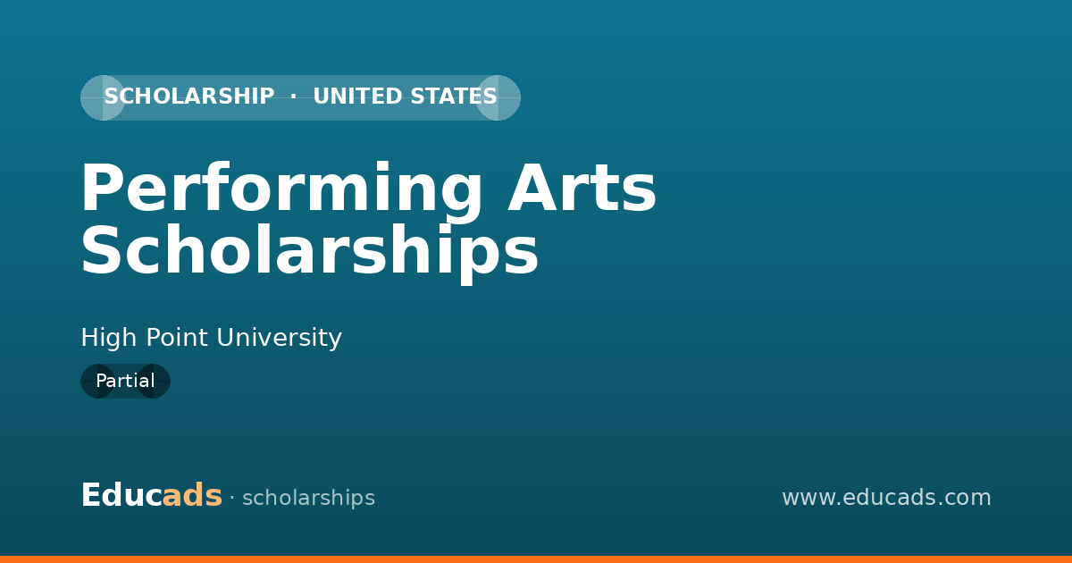 Performing Arts Scholarships scholarship