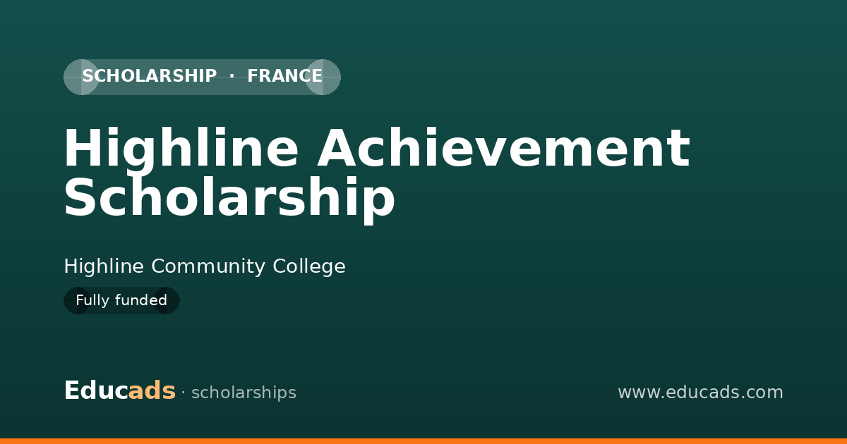 Highline Achievement Scholarship scholarship