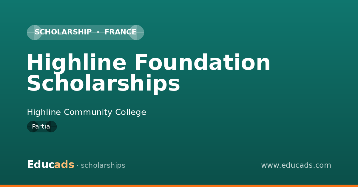 Highline Foundation Scholarships scholarship