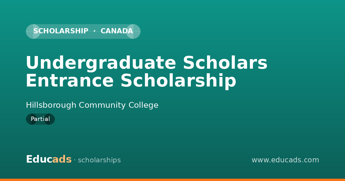 Undergraduate Scholars Entrance Scholarship scholarship