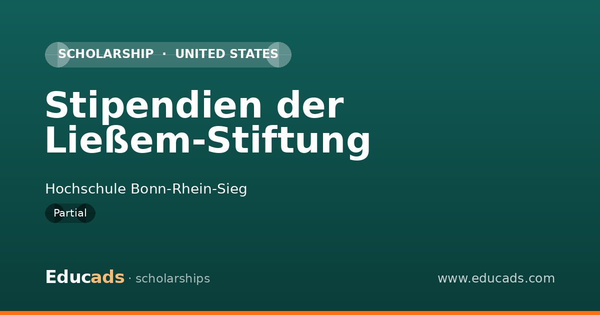 Stipendien der Ließem-Stiftung scholarship