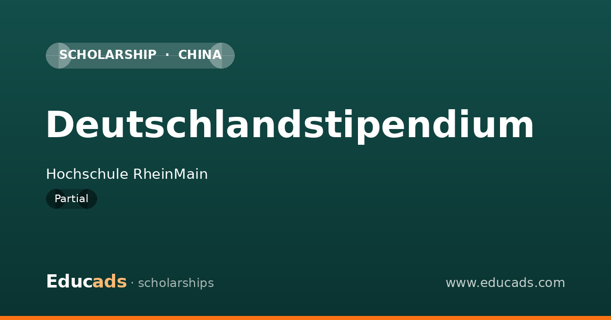 Deutschlandstipendium scholarship