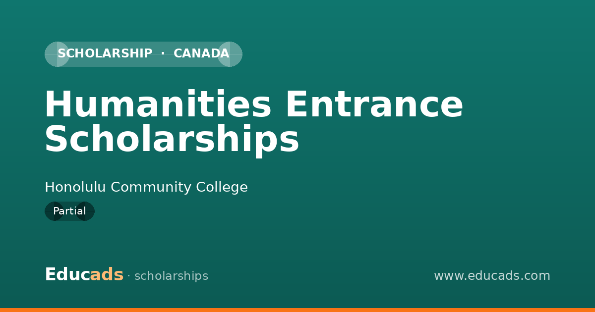 Humanities Entrance Scholarships scholarship