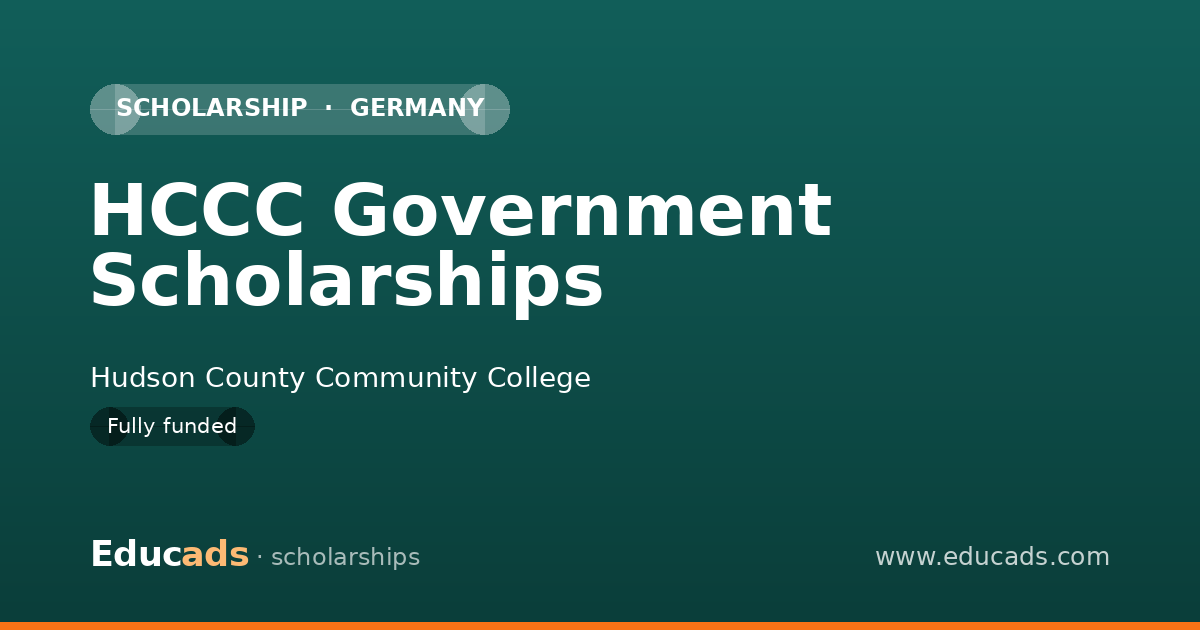 HCCC Government Scholarships scholarship