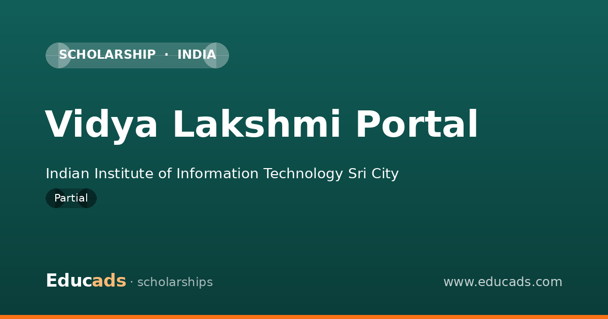 Vidya Lakshmi Portal scholarship