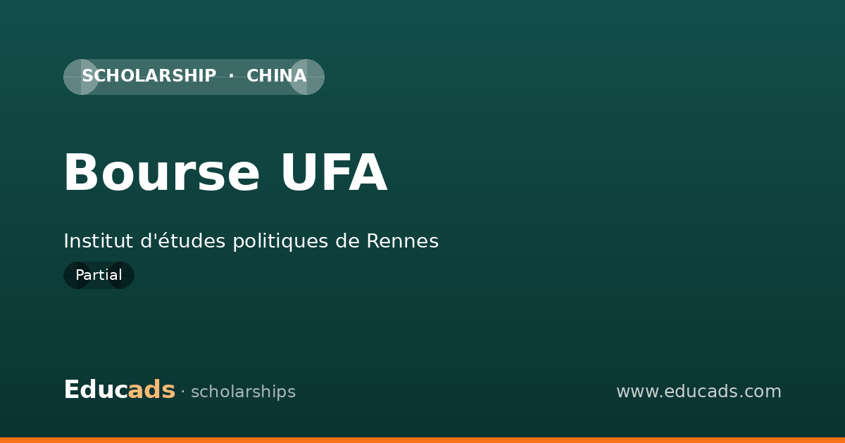 Bourse UFA scholarship