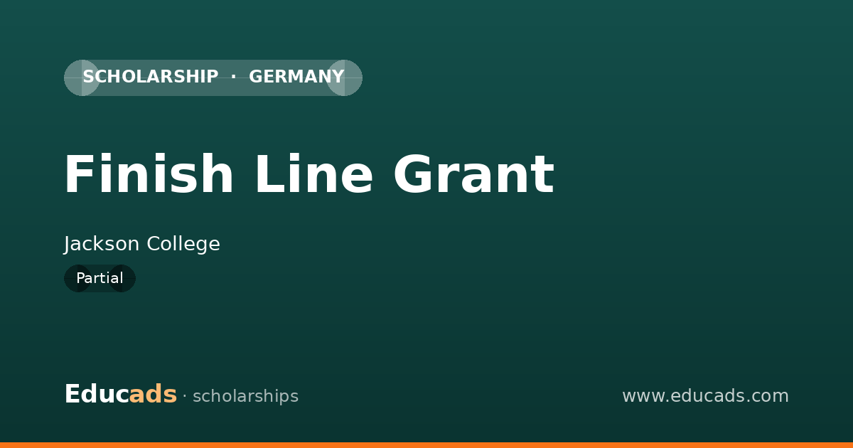 Finish Line Grant scholarship