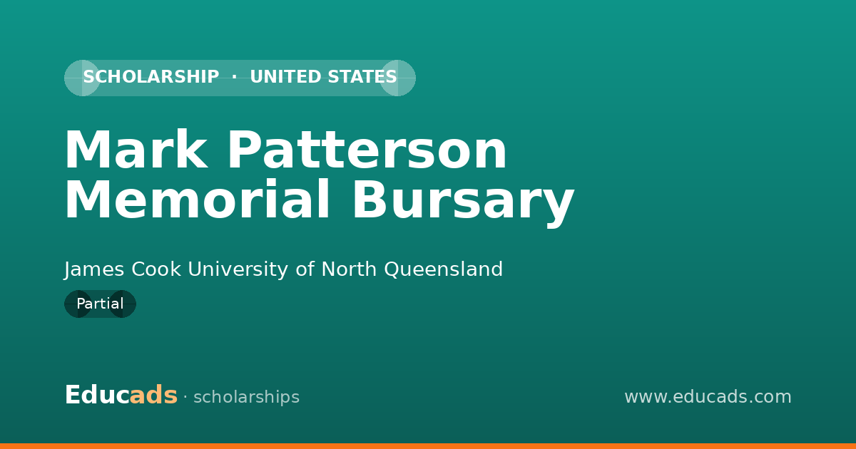 Mark Patterson Memorial Bursary scholarship