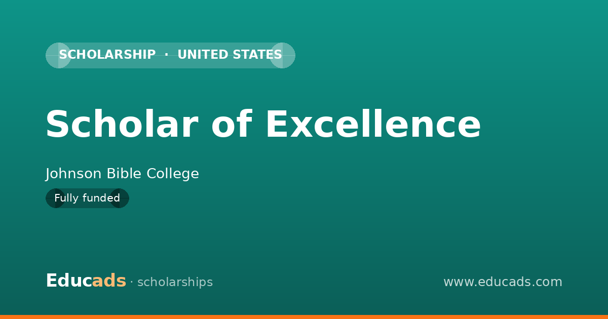 Scholar of Excellence scholarship