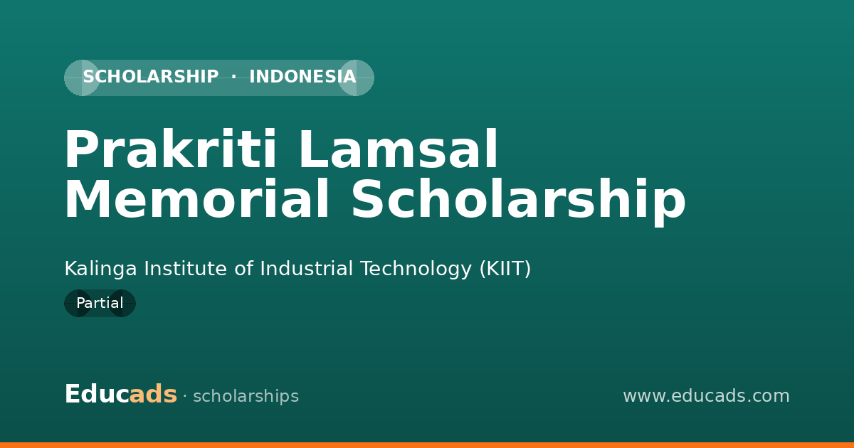 Prakriti Lamsal Memorial Scholarship scholarship