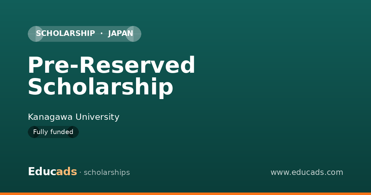 Pre-Reserved Scholarship scholarship