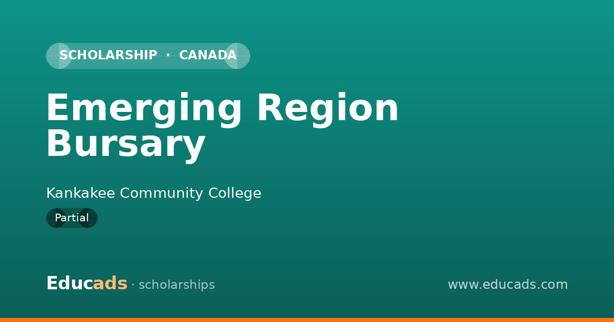 Emerging Region Bursary scholarship