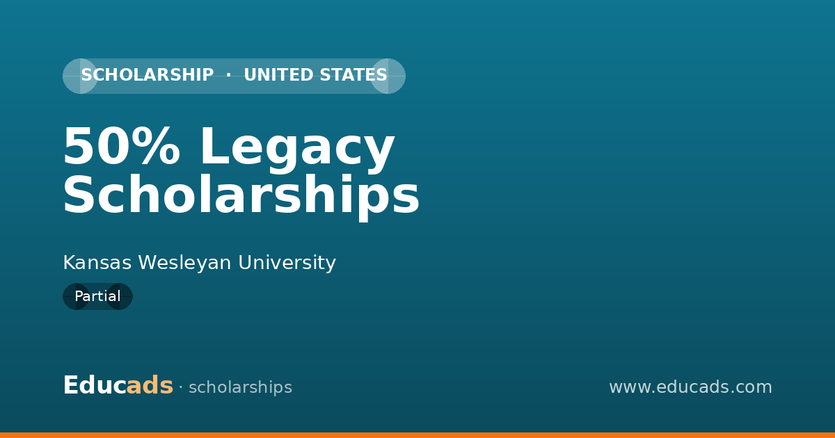 50% Legacy Scholarships scholarship