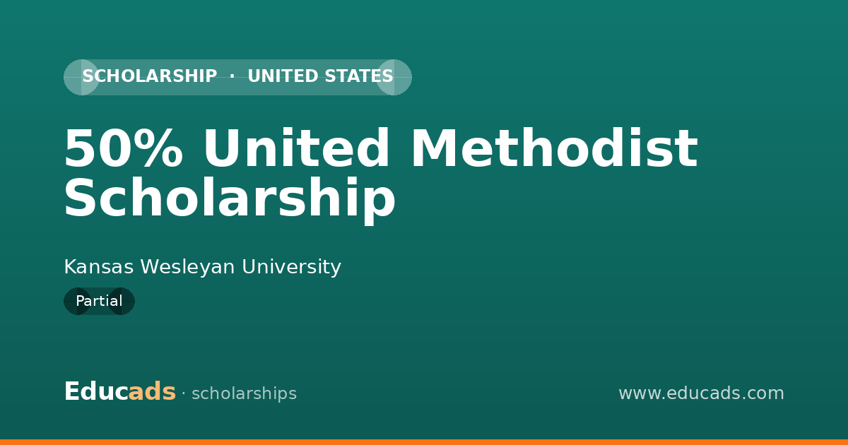 50% United Methodist Scholarship scholarship