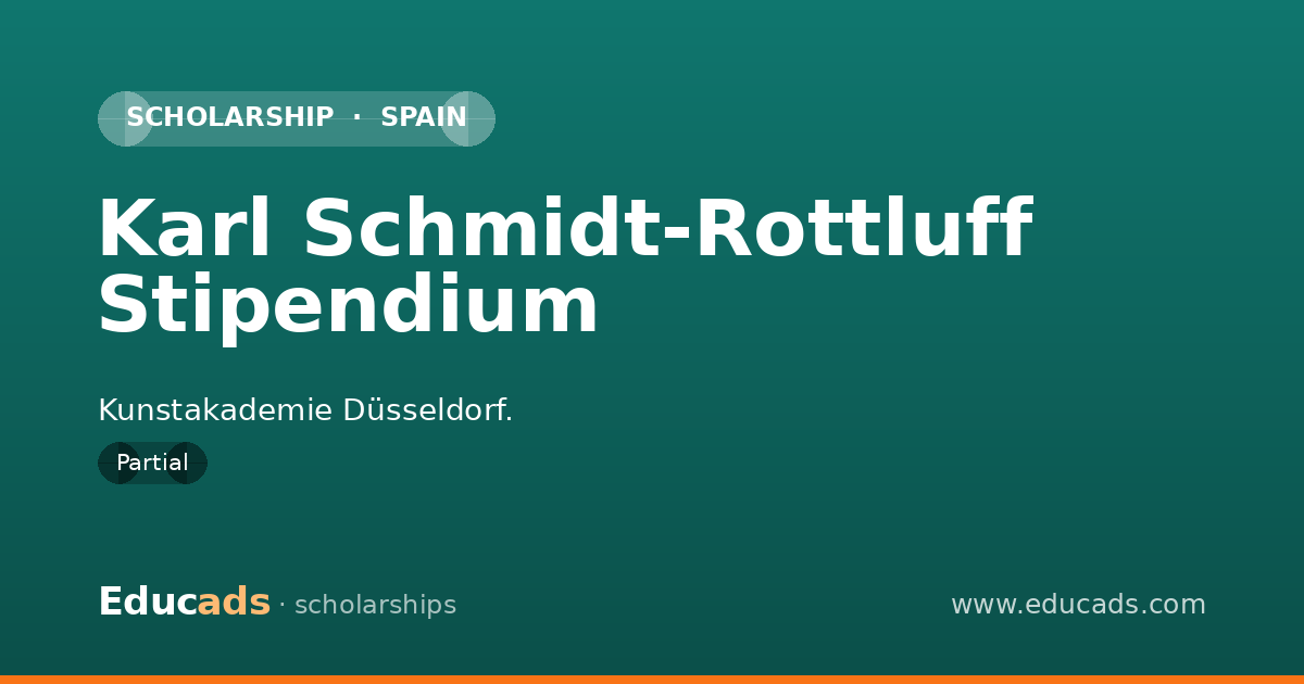 Karl Schmidt-Rottluff Stipendium scholarship