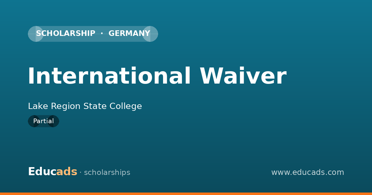 International Waiver scholarship