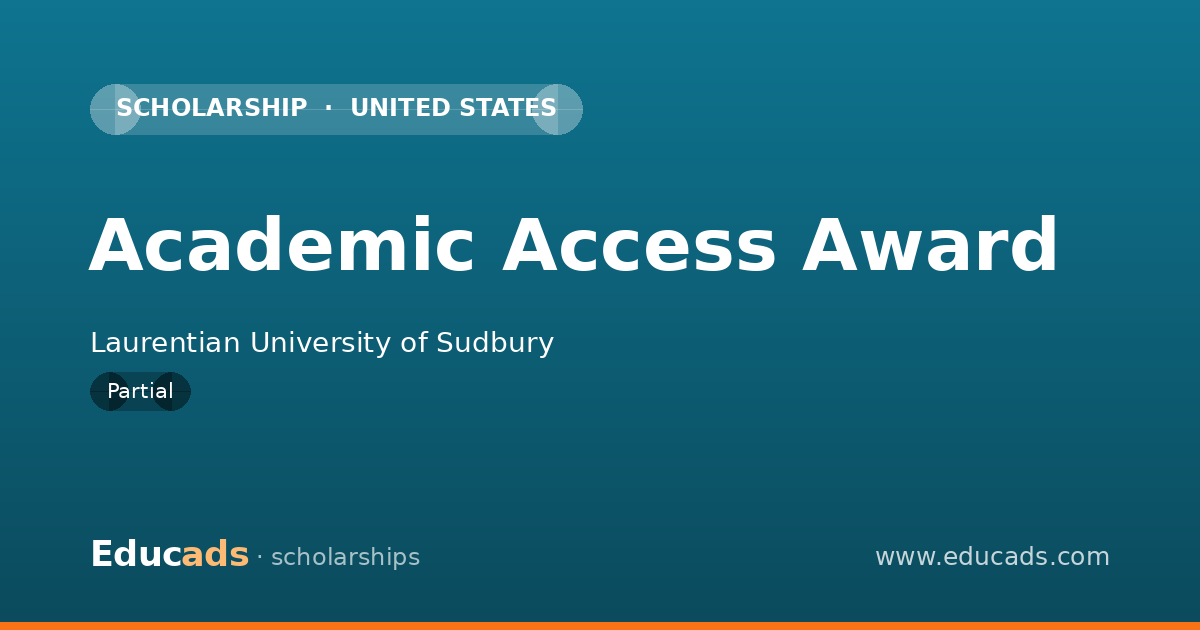 Academic Access Award scholarship