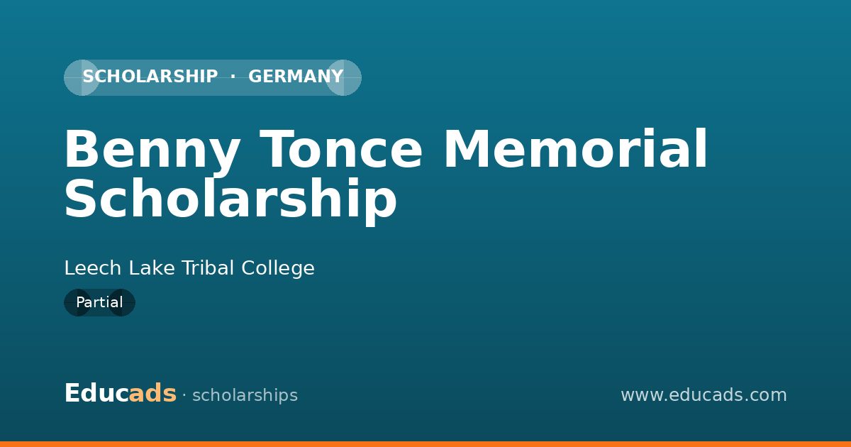 Benny Tonce Memorial Scholarship scholarship