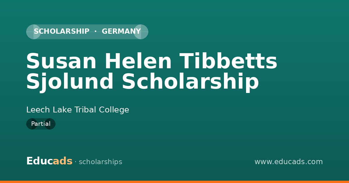 Susan Helen Tibbetts Sjolund Scholarship scholarship