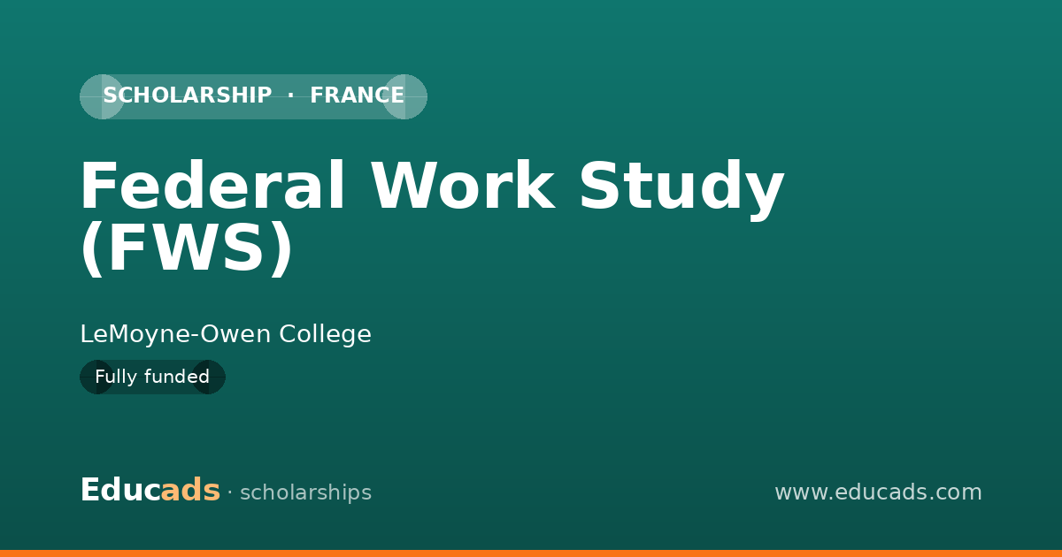 Federal Work Study (FWS) scholarship