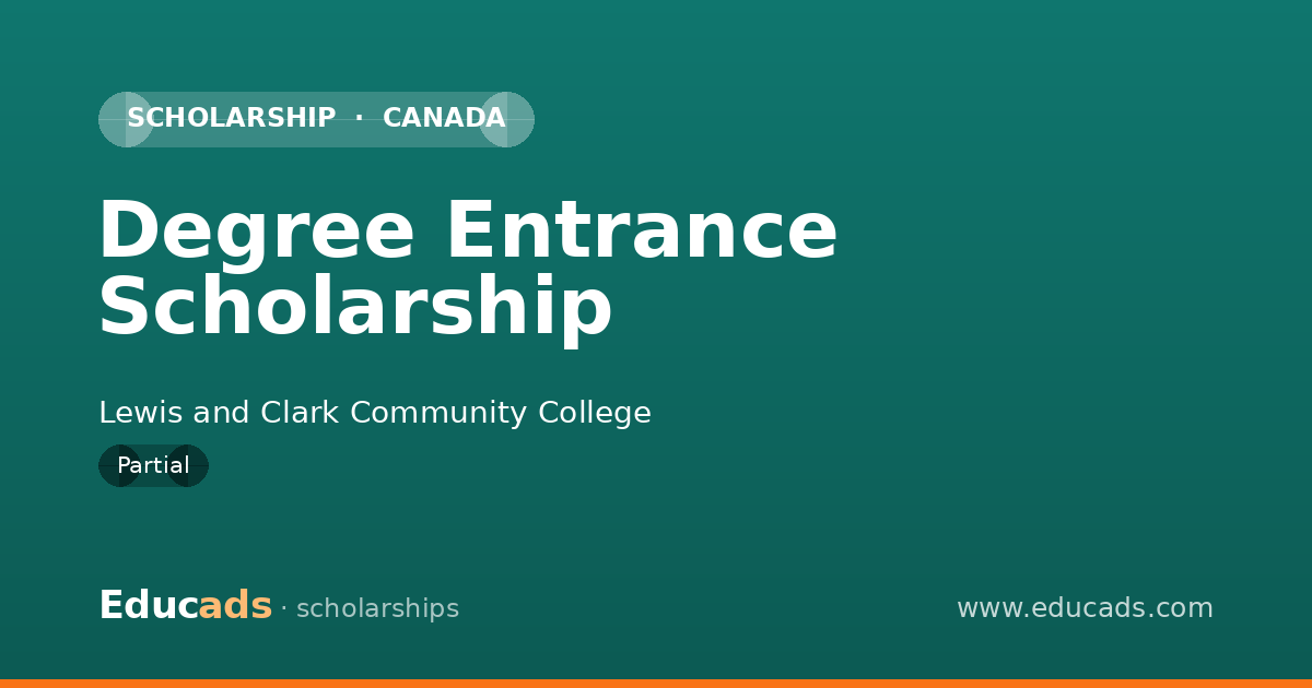 Degree Entrance Scholarship scholarship