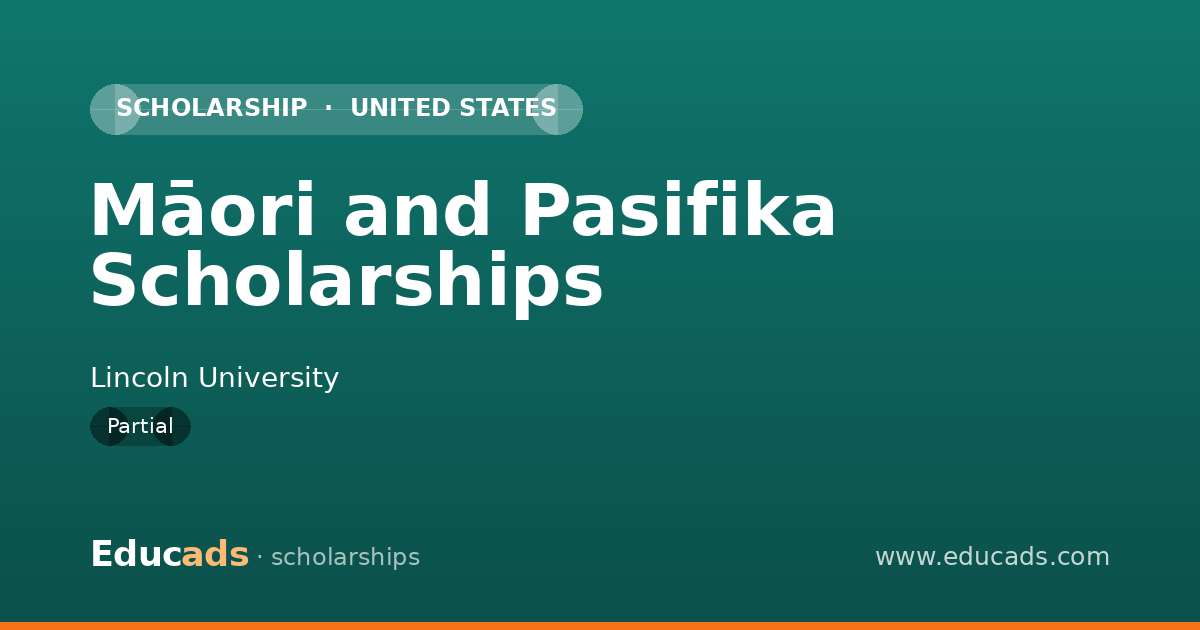 Māori and Pasifika Scholarships scholarship