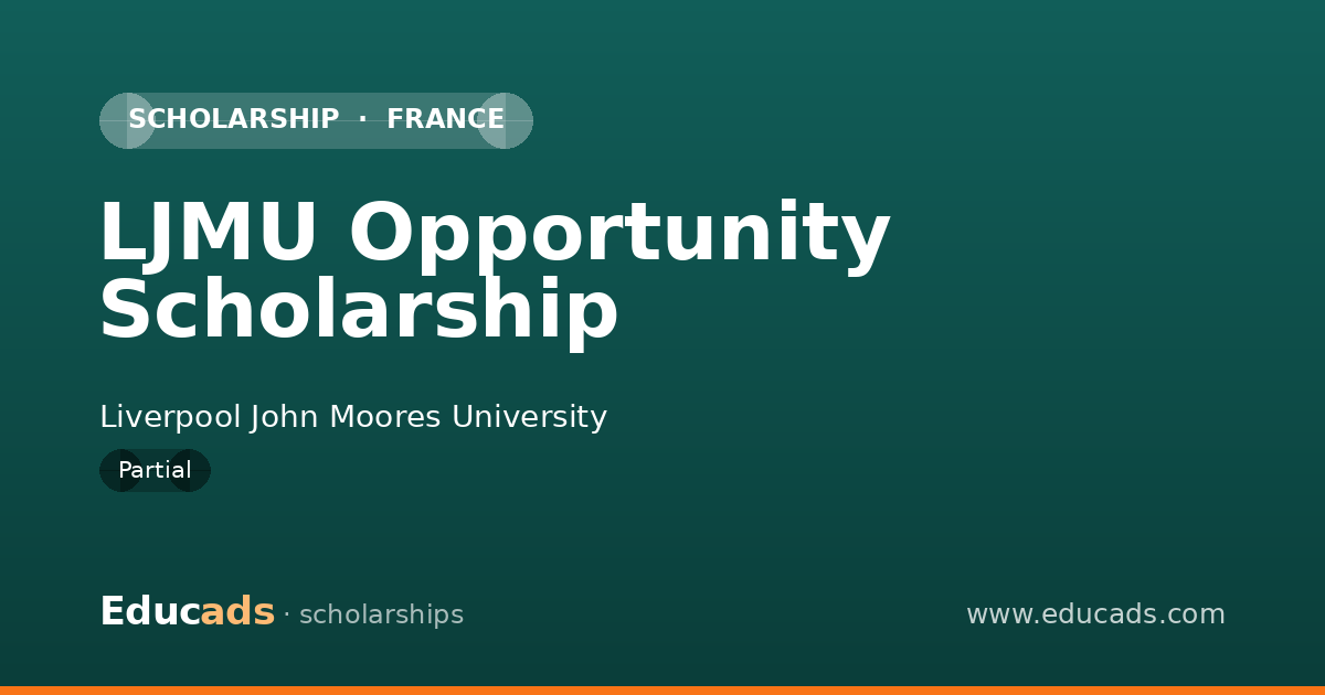 LJMU Opportunity Scholarship scholarship