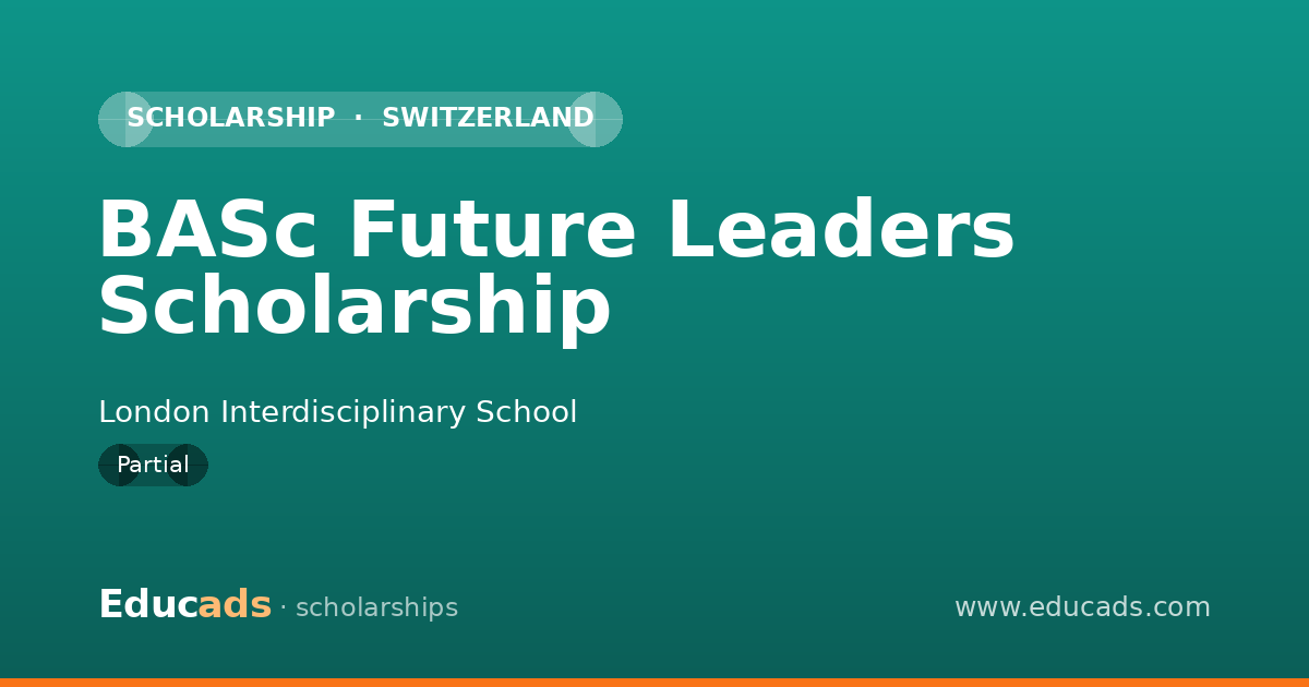 BASc Future Leaders Scholarship scholarship
