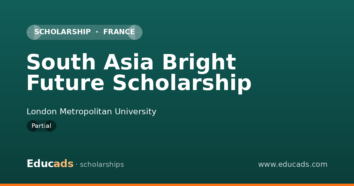 South Asia Bright Future Scholarship scholarship