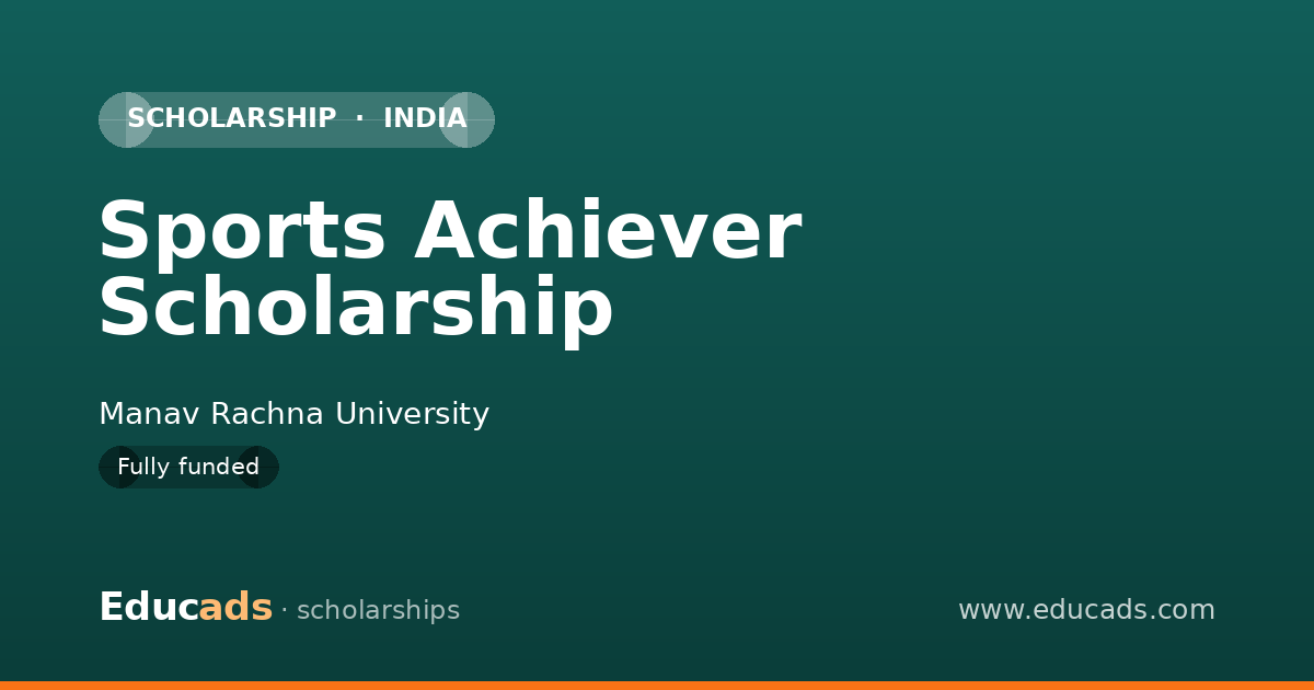 Sports Achiever Scholarship scholarship