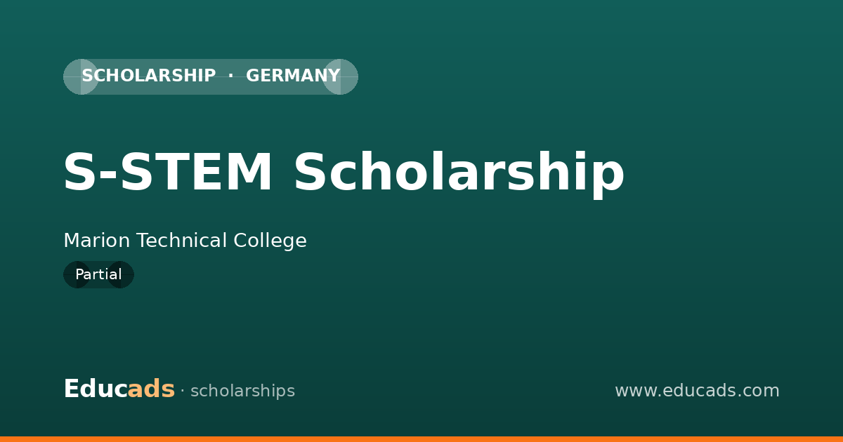 S-STEM Scholarship scholarship