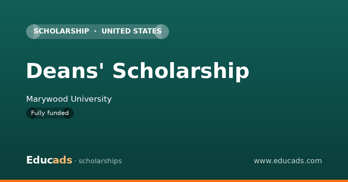 Deans' Scholarship scholarship