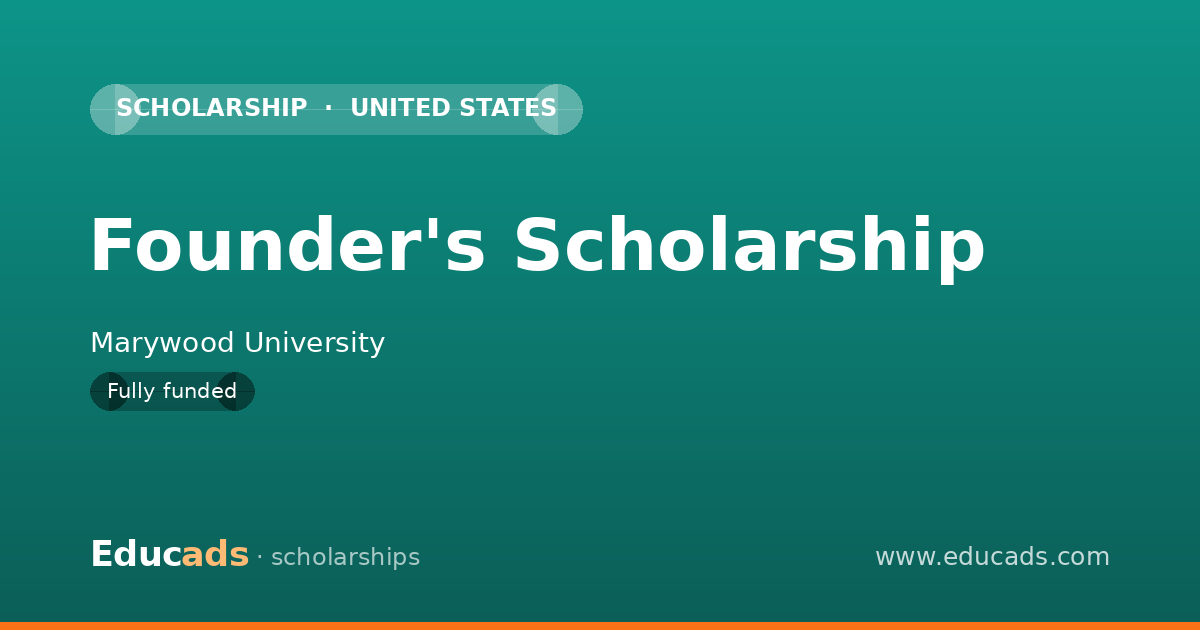 Founder's Scholarship scholarship