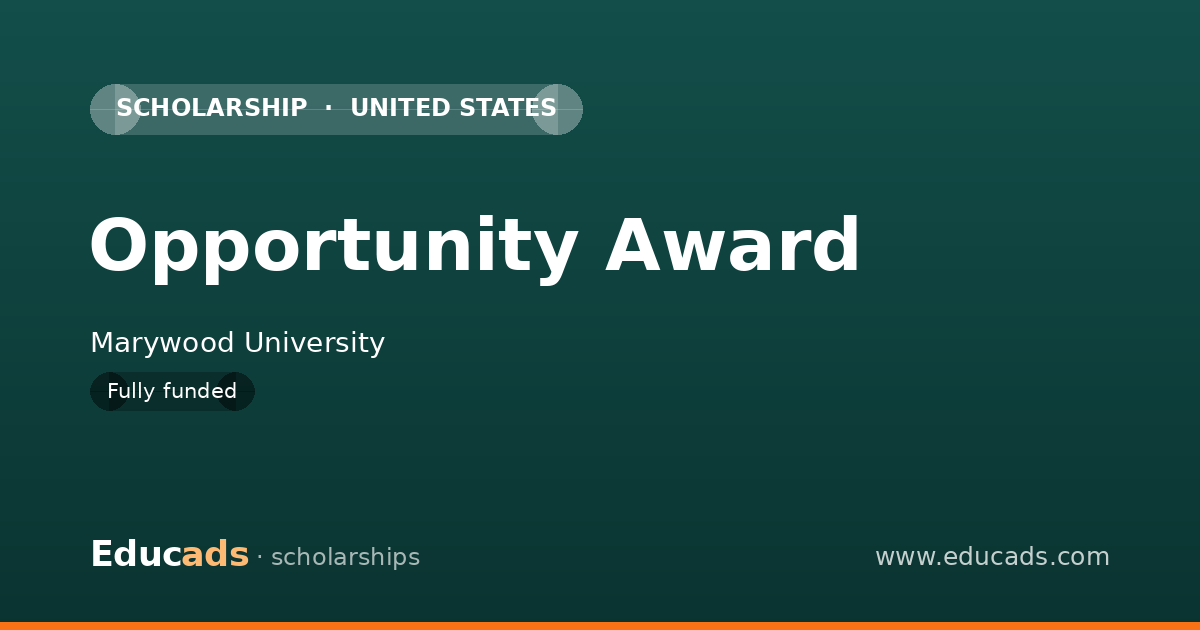 Opportunity Award scholarship