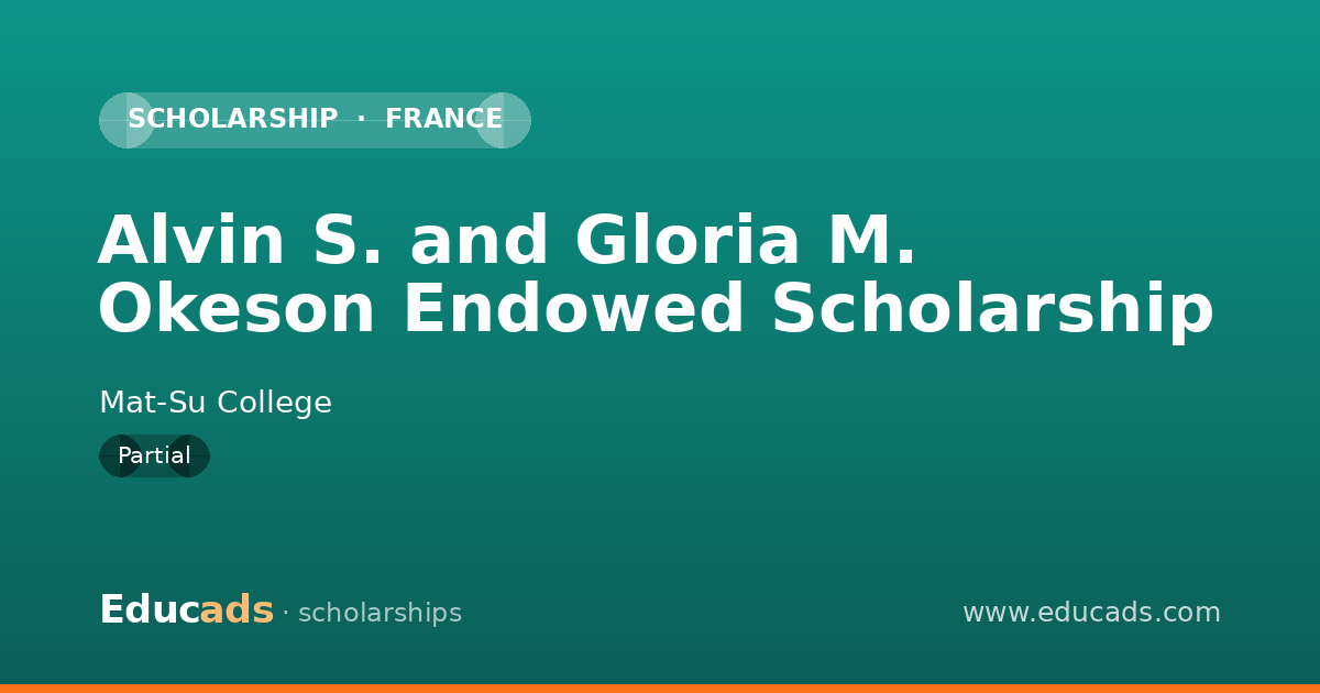 Alvin S. and Gloria M. Okeson Endowed Scholarship scholarship